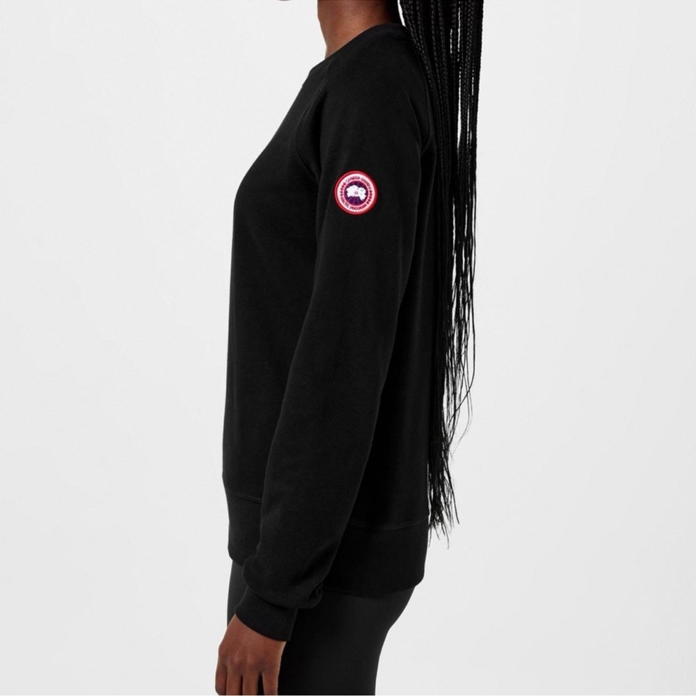NWT Canada Goose Muskoka Crewneck Sweatshirt in Black - Picture 2 of 11